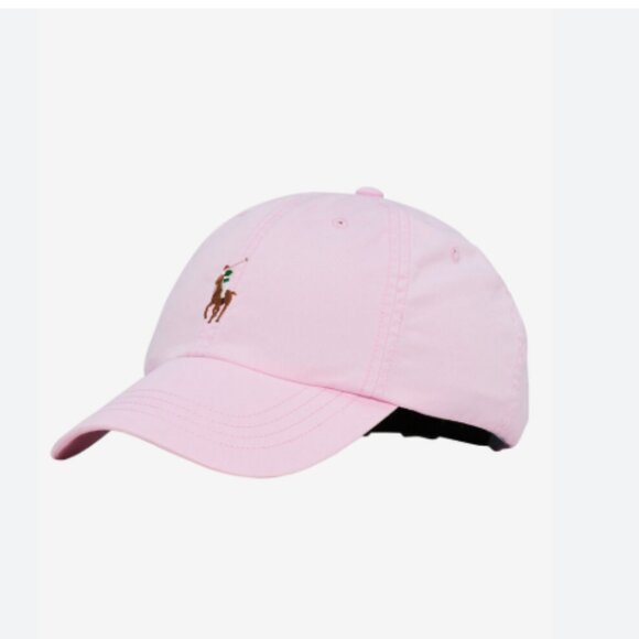 Pink Pony Twill Ball Cap Polo Ralph Lauren Hat Pink